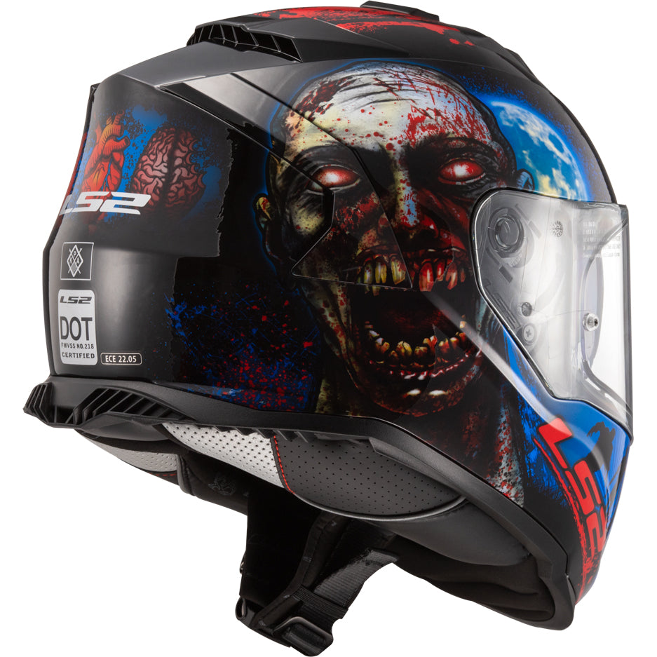 LS2 Helmets Assault I Heart Brains Motorcycle Full Face Helmet