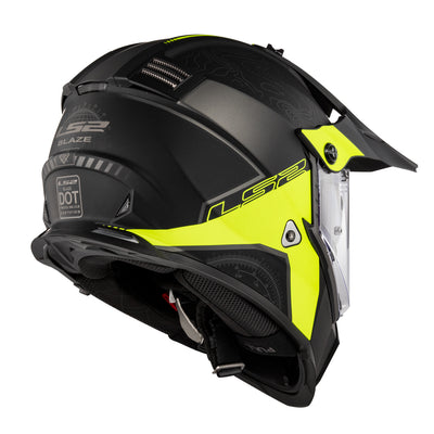 LS2 Helmets Blaze Elevation Motorcycle Dual Sport Helmet