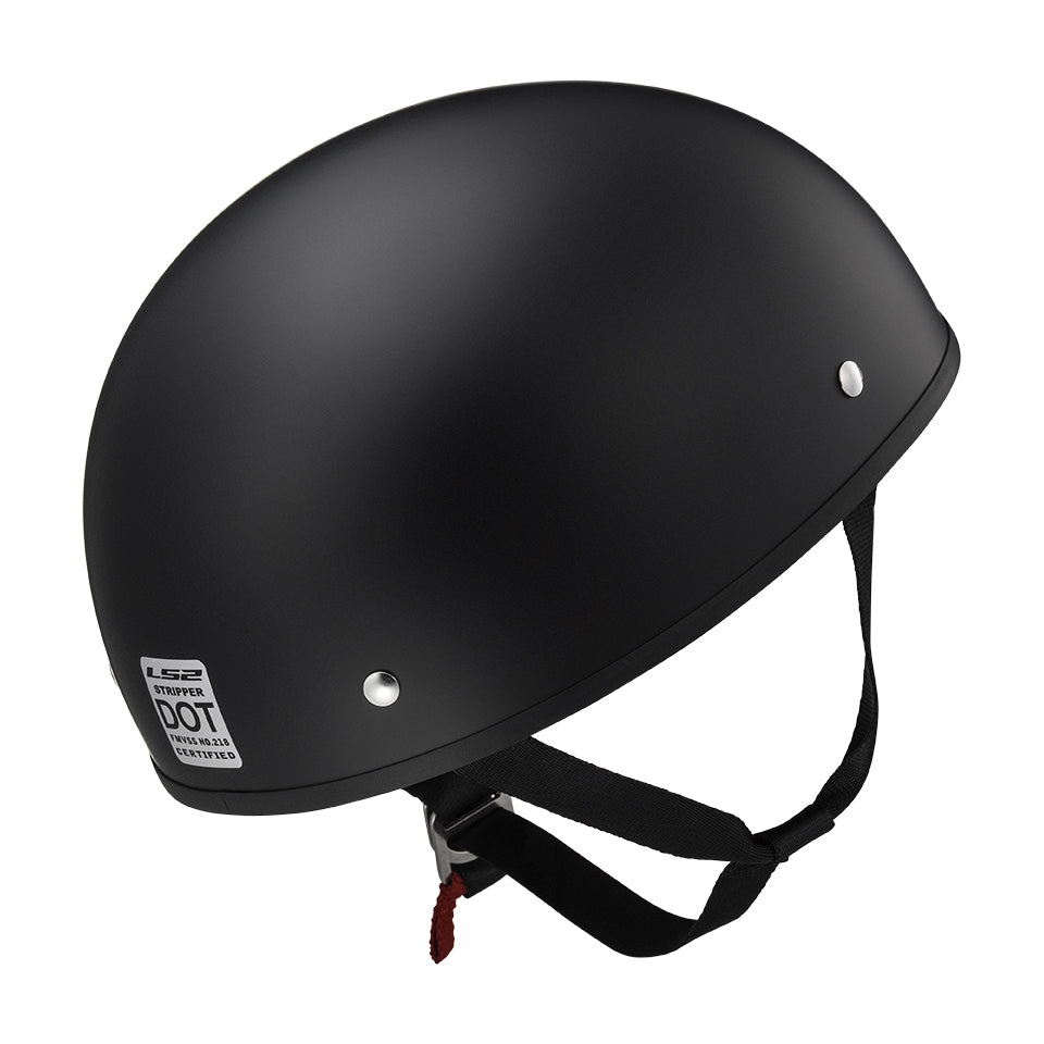 LS2 Helmets Stripper Solid Motorcycle Half Helmet