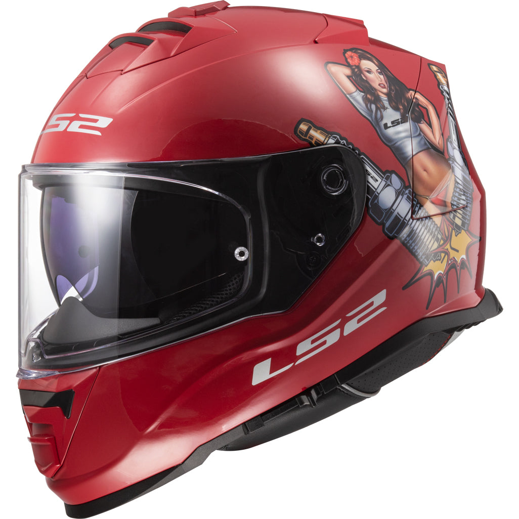 LS2 Helmets Assault Spark Motorcycle Full Face Helmet