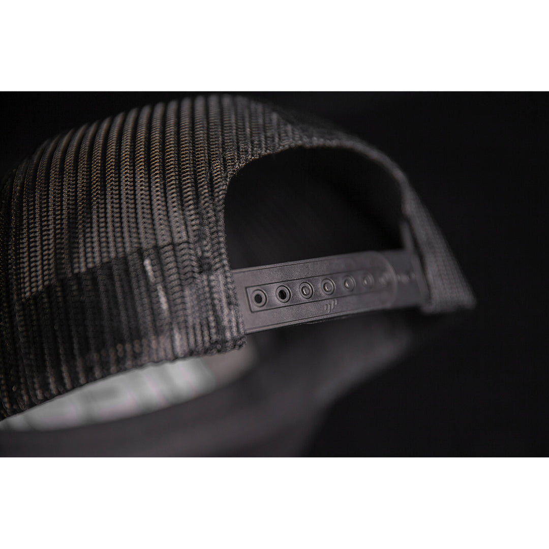 ICON MC Punch™ Hat Black Camo - Close-Up of Back Strap
