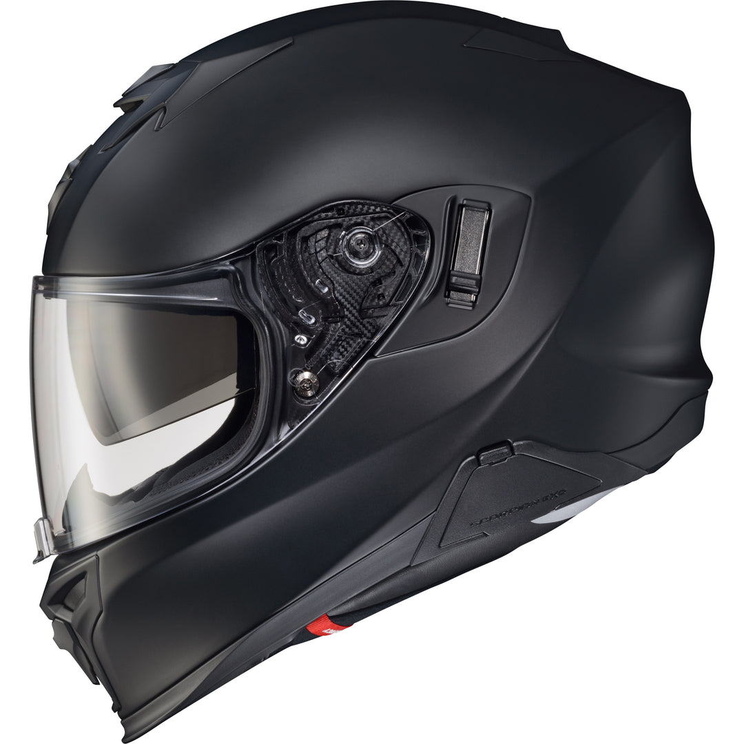 SCORPION EXO EXO-T520 Helmet Matte Black - Left Side View