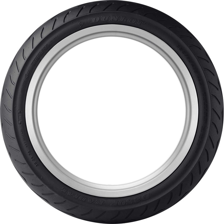 Dunlop D250 Tire Front - Side View