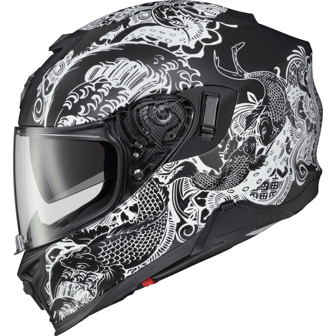 SCORPION EXO EXO-T520 Nama-Sushi Helmet Black/White - Side View