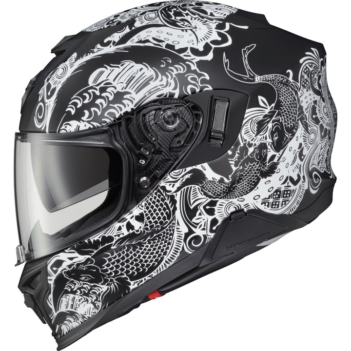 SCORPION EXO EXO-T520 Nama-Sushi Helmet Black/White - Side View
