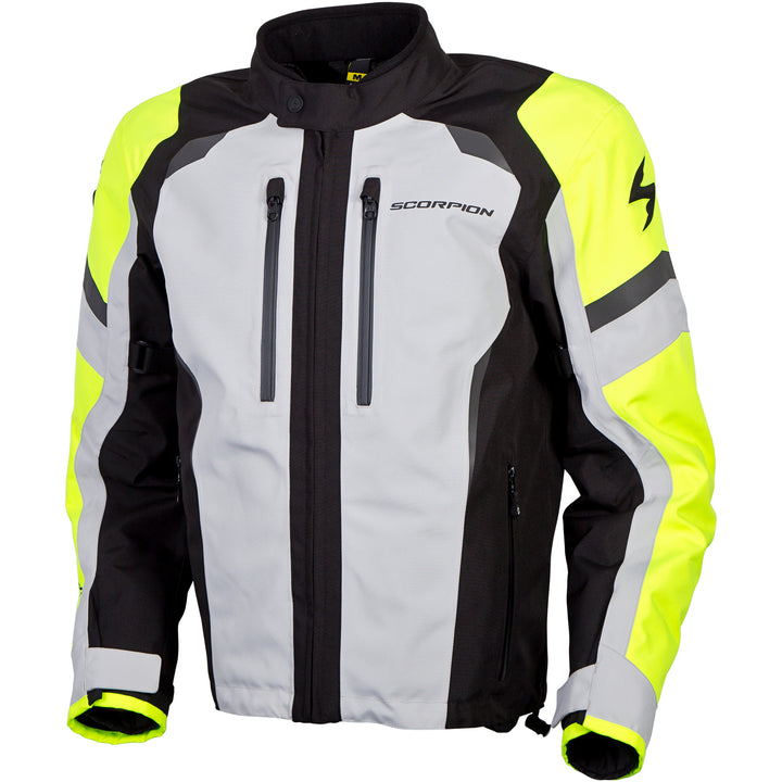 SCORPION EXO Optima Jacket Hi-Vis Yellow - Front Side View