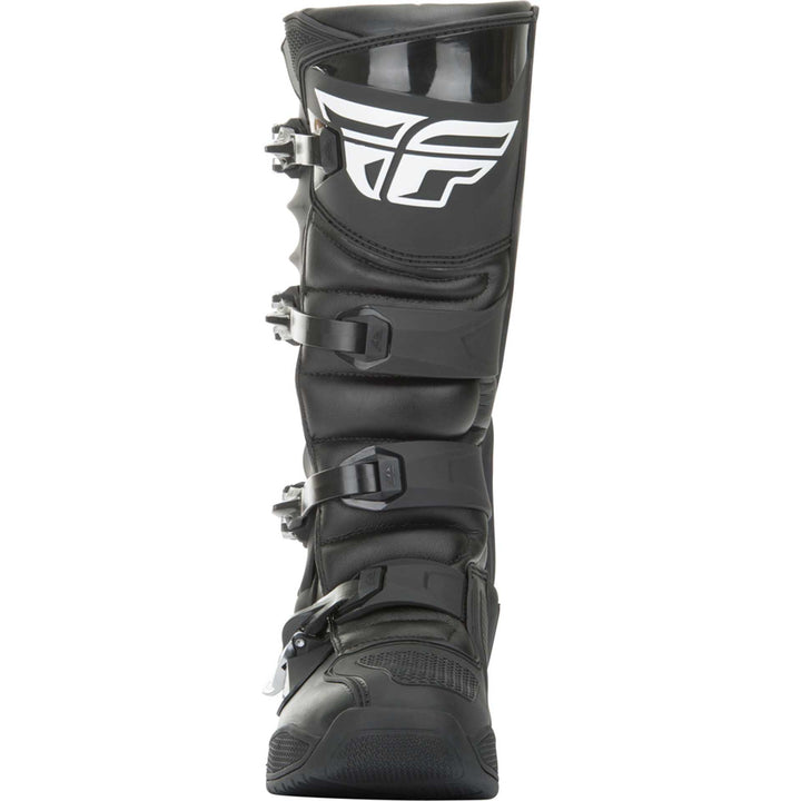 Fly Racing FR5 Boots Black - Front View