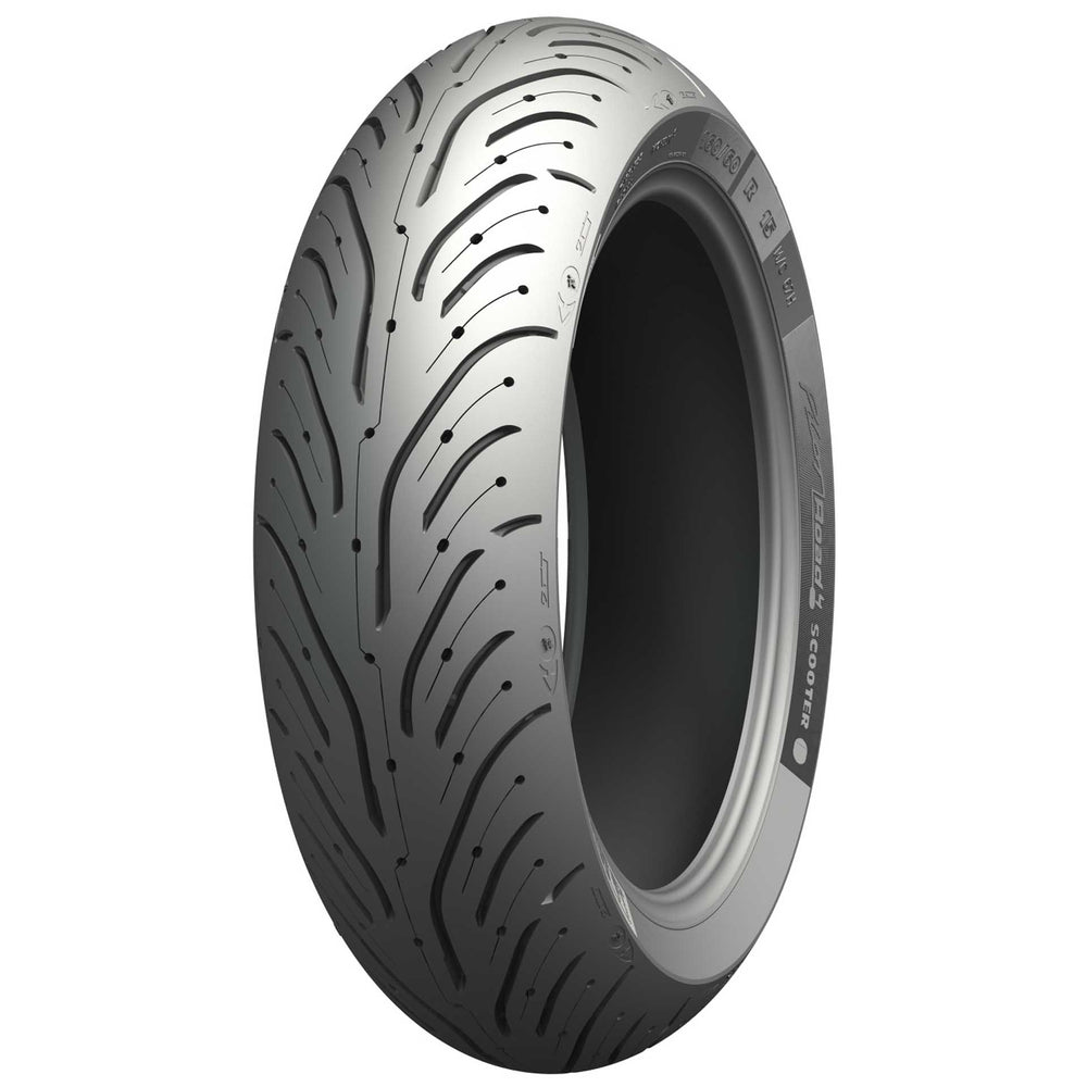 Michelin Pilot Road 4 Scooter Tire Rear - Angled Side View
