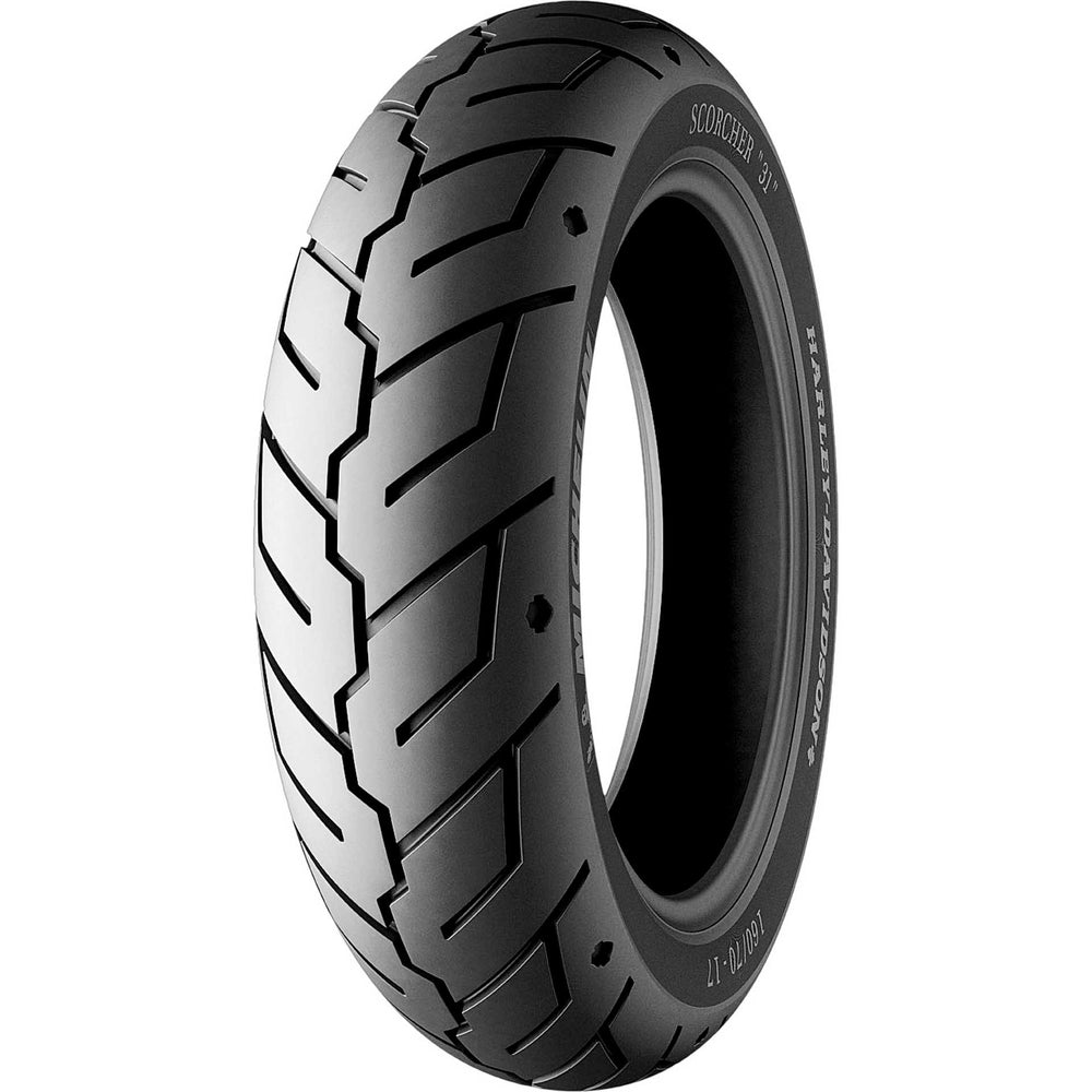 Michelin Scorcher 31 Tire Rear - Angled Side View