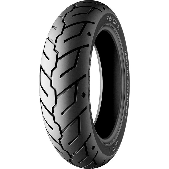 Michelin Scorcher 31 Tire Rear - Angled Side View