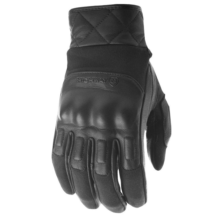 Highway 21 Revolver Glove Black - Back of Hand View