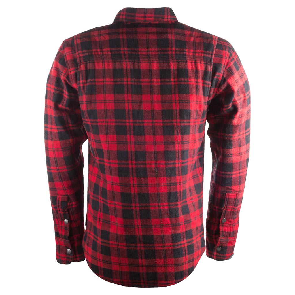 Highway 21 Marksman Flannel Black/Red - Rear View