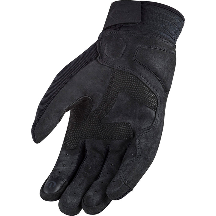 LS2 Helmets All Terrain Men's Motorcycle Glove Black/Black - Palm View