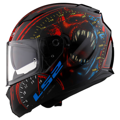 LS2 Helmets Stream Speed Demon Motorcycle Full Face Helmet