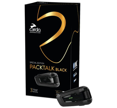 Cardo Packtalk Black Bluetooth Communication System