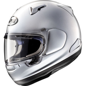 Arai Quantum-X Solid Helmet Aluminum Silver - Side View