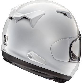 Arai Quantum-X Solid Helmet White - Rear Side View