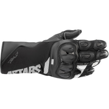Alpinestars SP-365 Drystar® Gloves Black/White - Back of Hand View