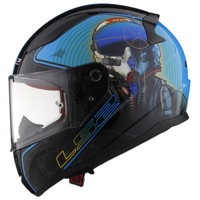 LS2 Helmets Rapid Mach II Motorcycle Full Face Helmet